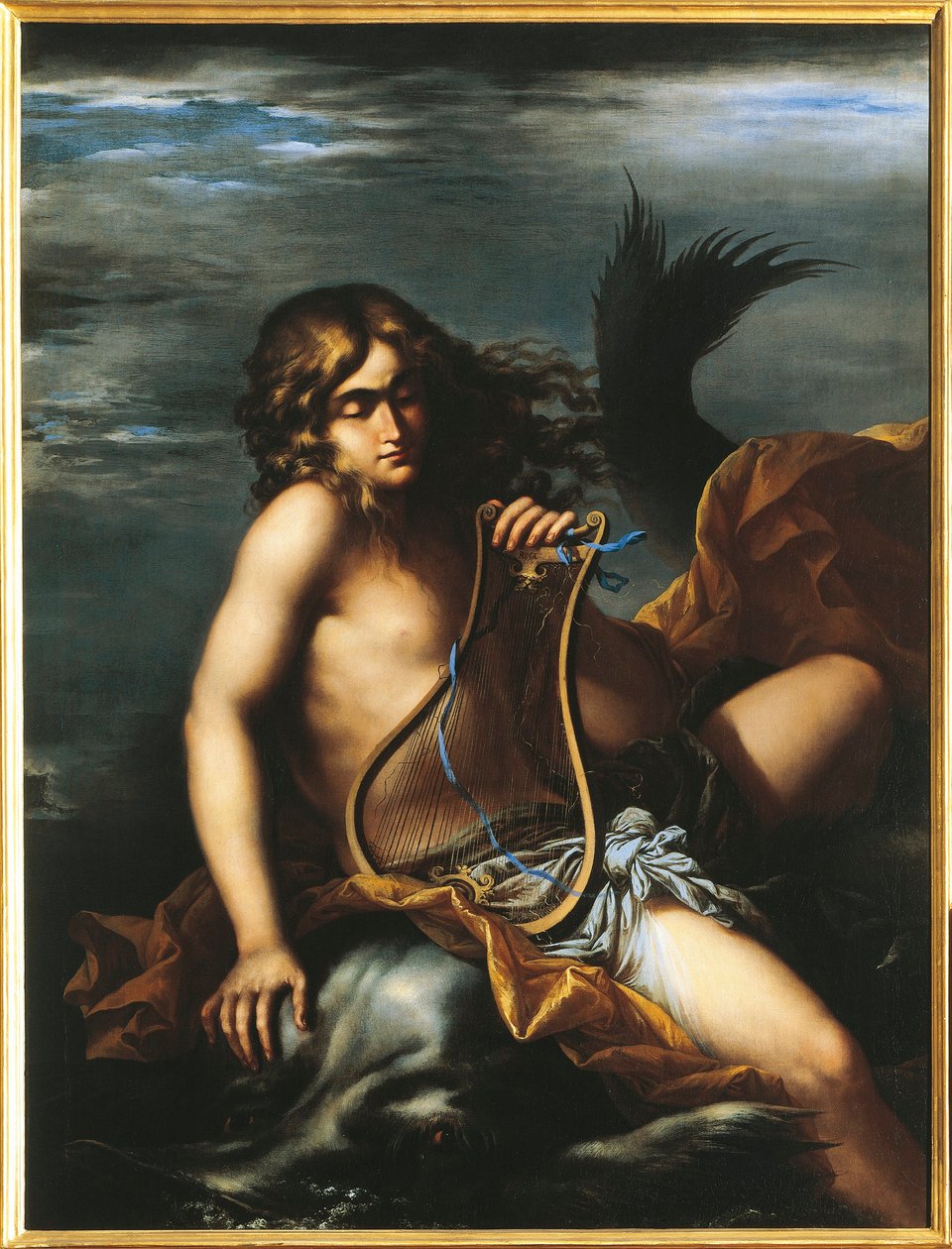 Itálie, Arion na delfínu od Salvator Rosa