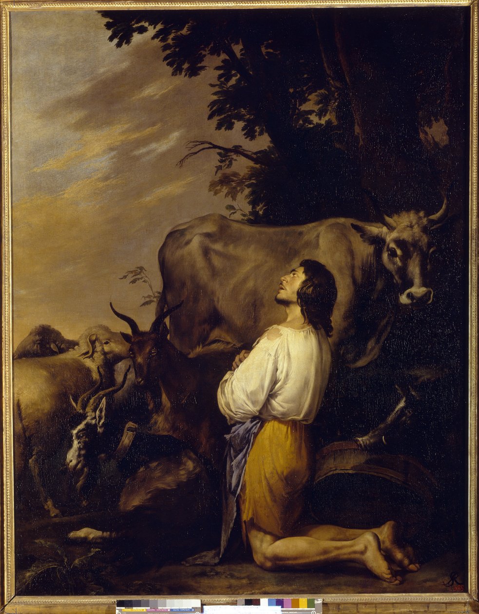 Podobenství o marnotratném synovi (The Parable Of Marnotratný syn). Obraz Salvatore Rosa (1615-1673), olej na plátně, cca 1640-1650. italské umění od Salvator Rosa