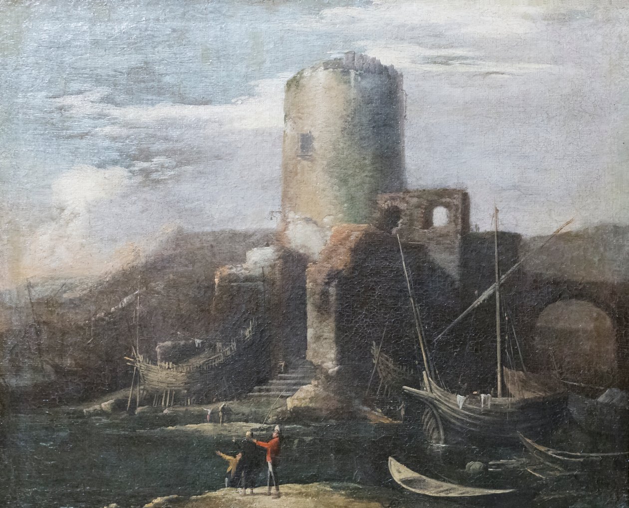 Krajina s ruinami od Salvator Rosa