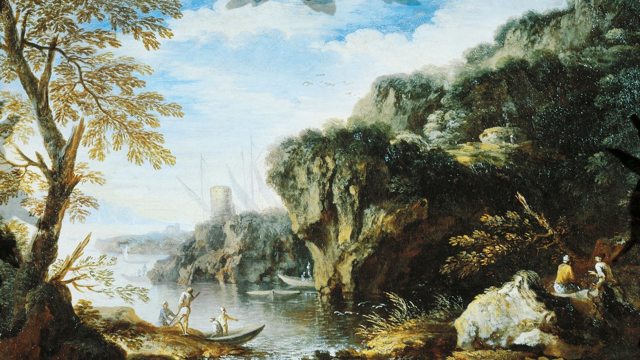 Marine, škola Salvator Rosa od Salvator Rosa