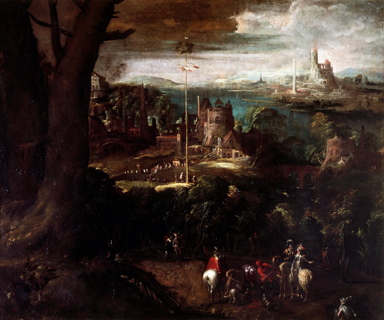 Marine, škola Salvator Rosa od Salvator Rosa