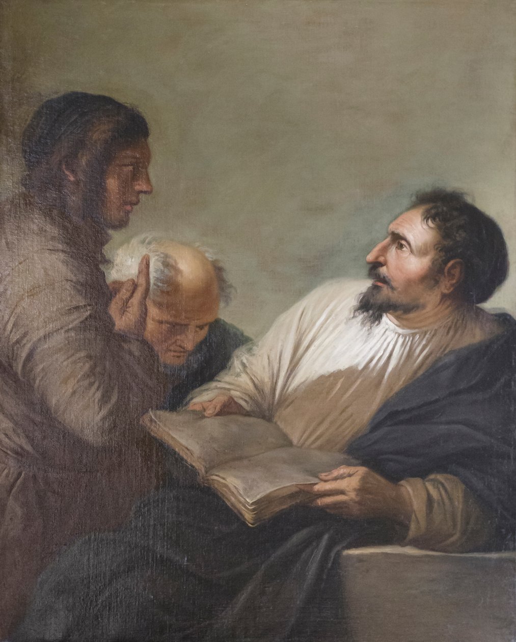 Platónova akademie, asi 1650 (olej na plátně) od Salvator Rosa