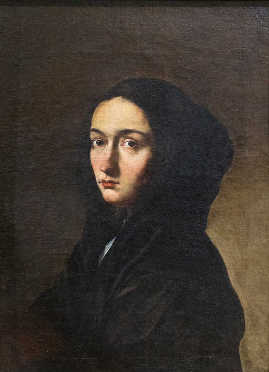 Portrét umělcovy manželky od Salvator Rosa