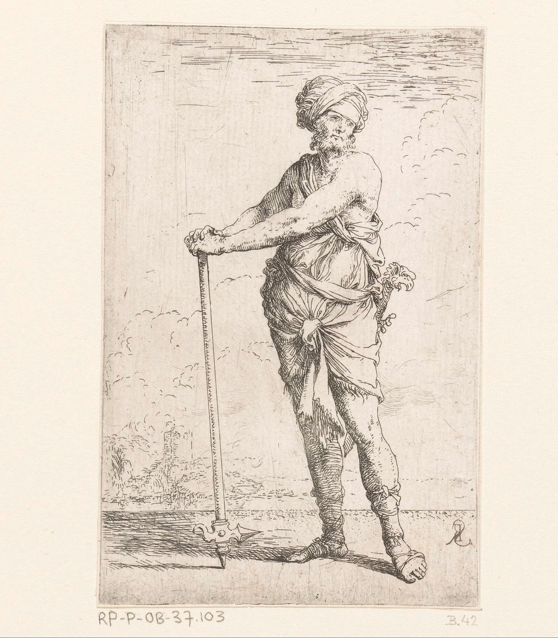 Voják s bitevním kladivem Malé figurky (název série) Figurka (název série) od Salvator Rosa