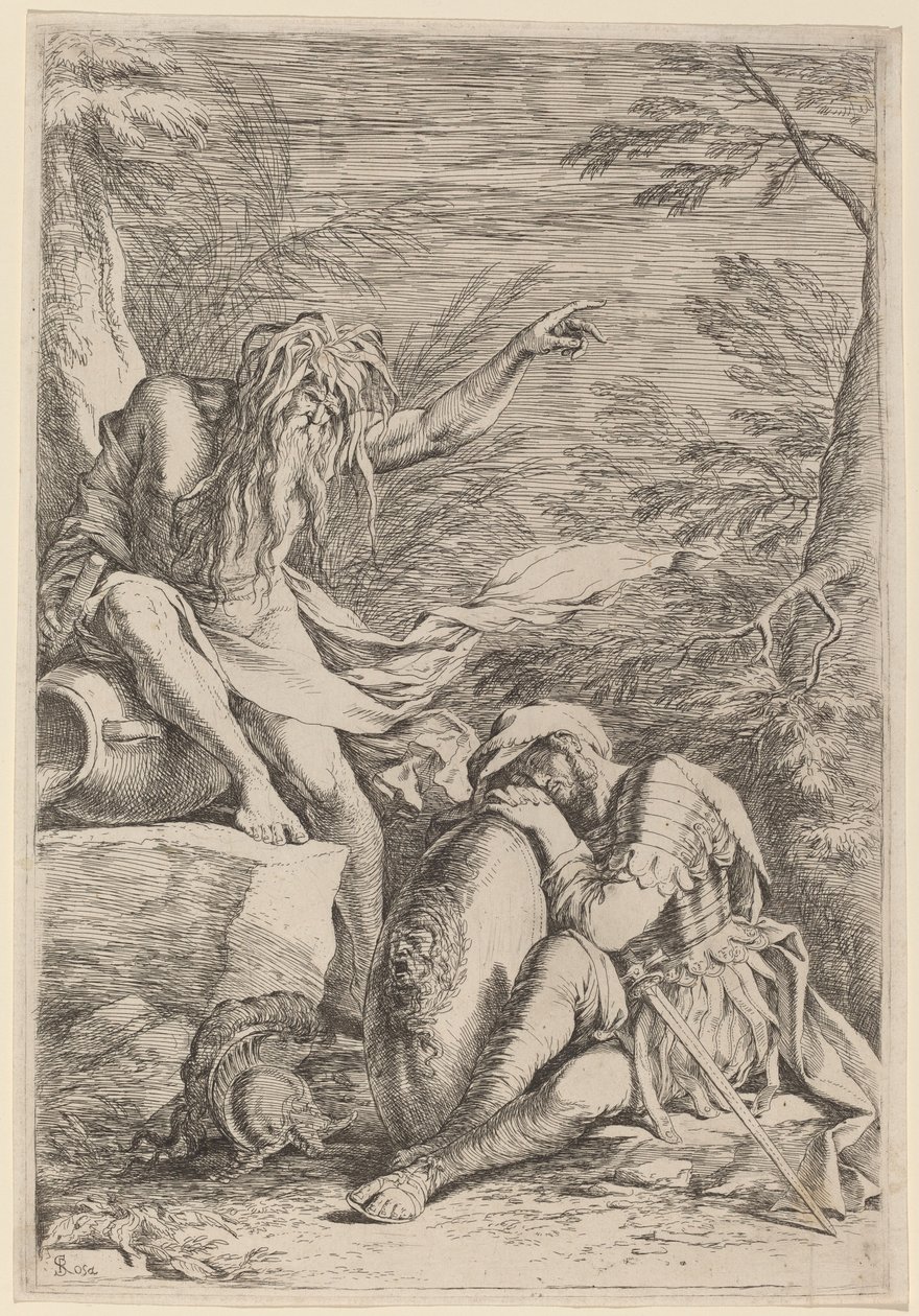 Sen o Aeneovi od Salvator Rosa