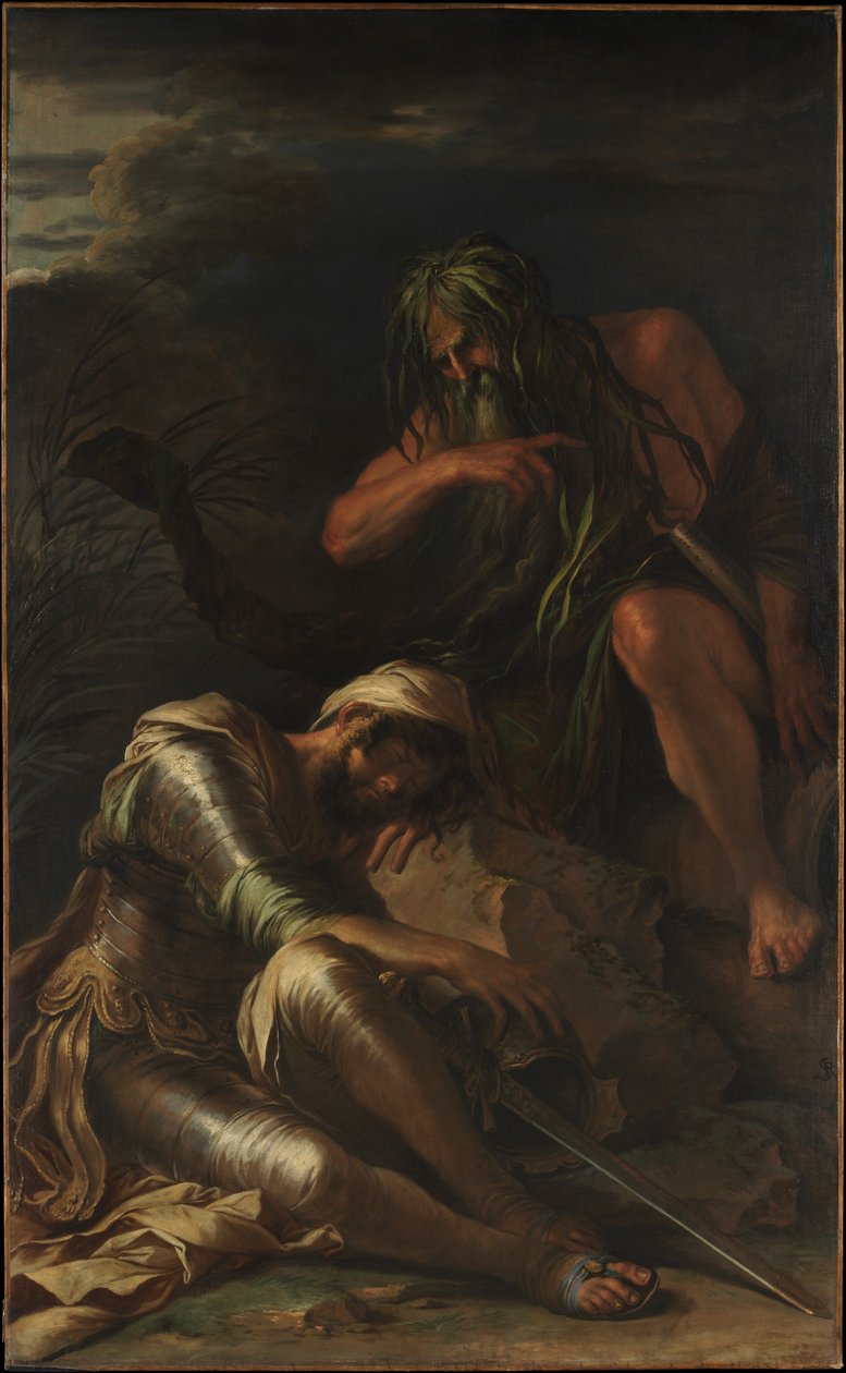 Aeneův sen od Salvator Rosa