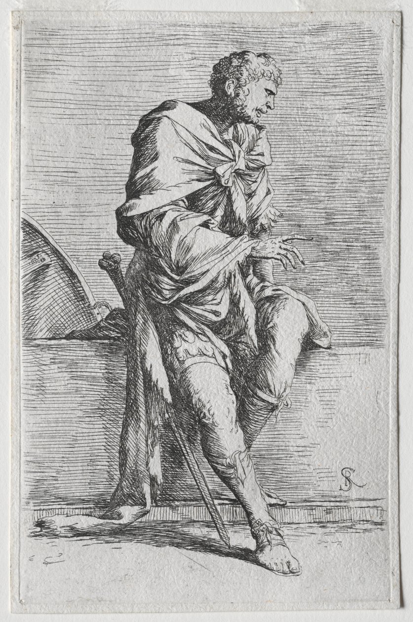 Řada figurín: Figurina od Salvator Rosa