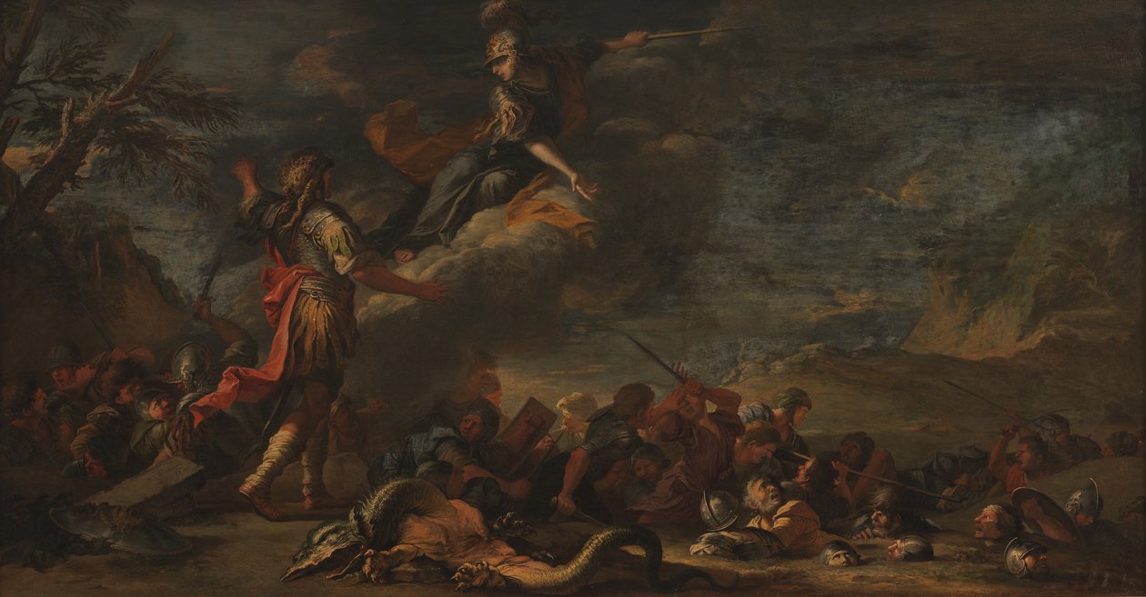 Založení Théb od Salvator Rosa