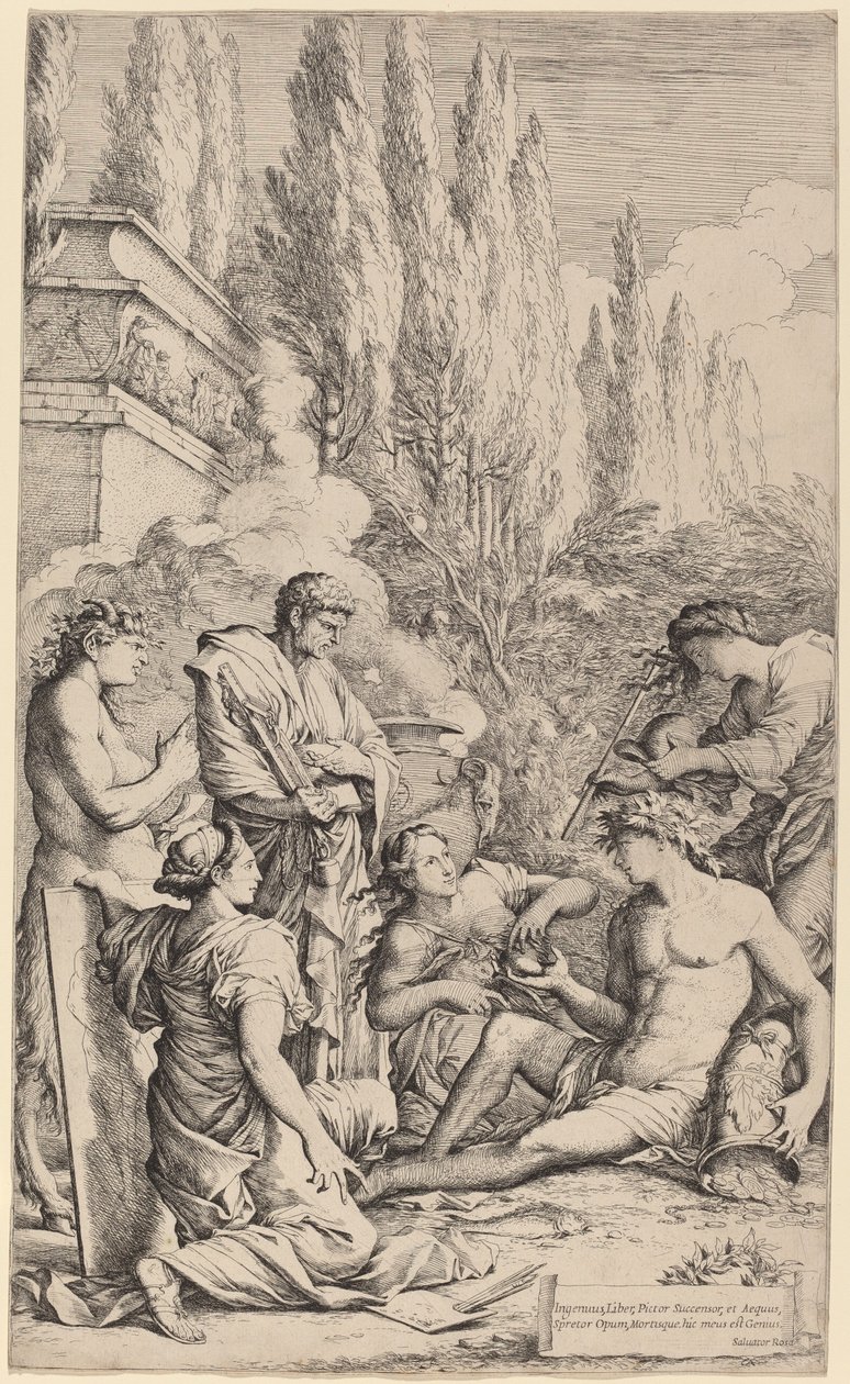Génius Salvator Rosa od Salvator Rosa