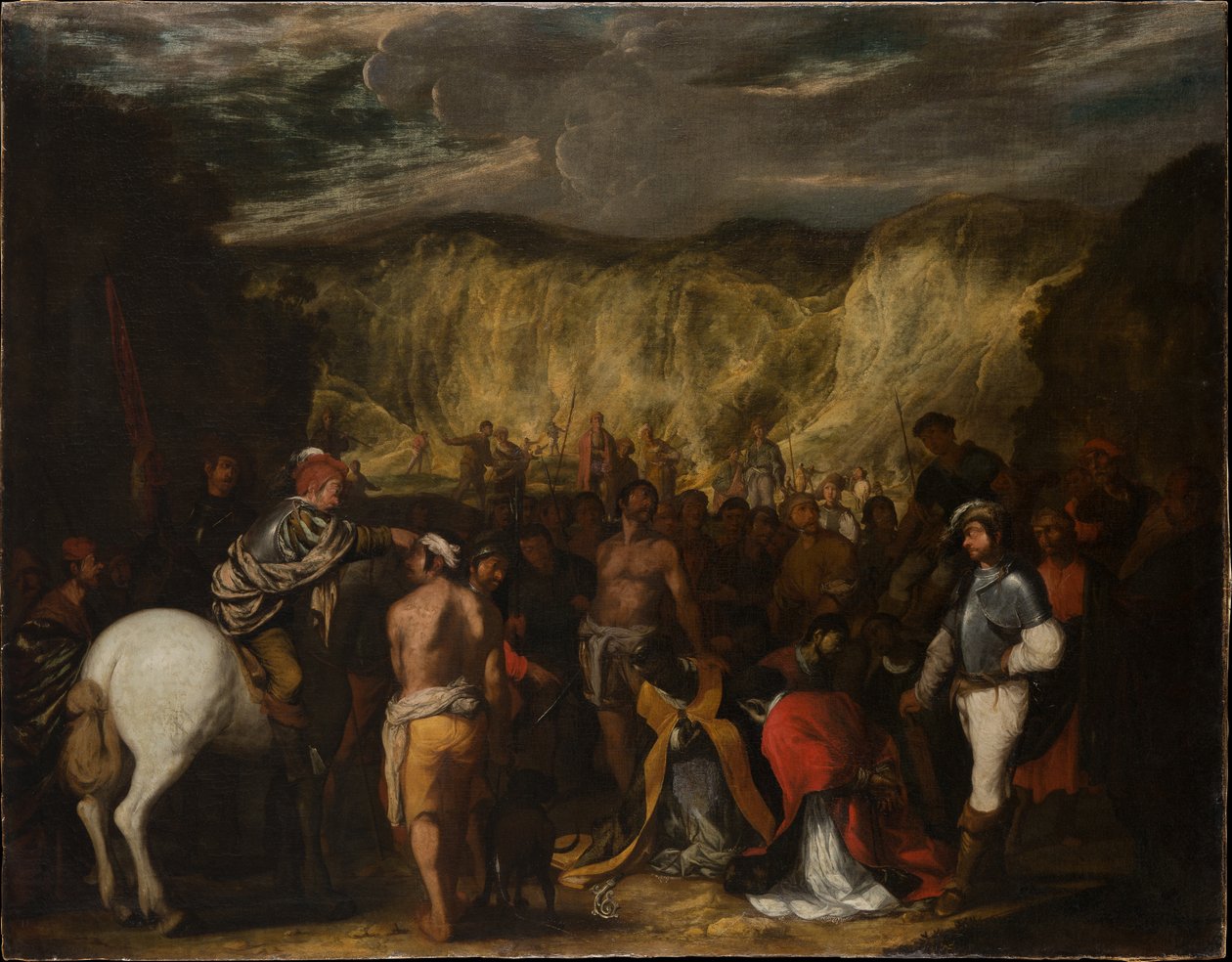 Mučednictví svatého Januaria a jeho společníků od Salvator Rosa