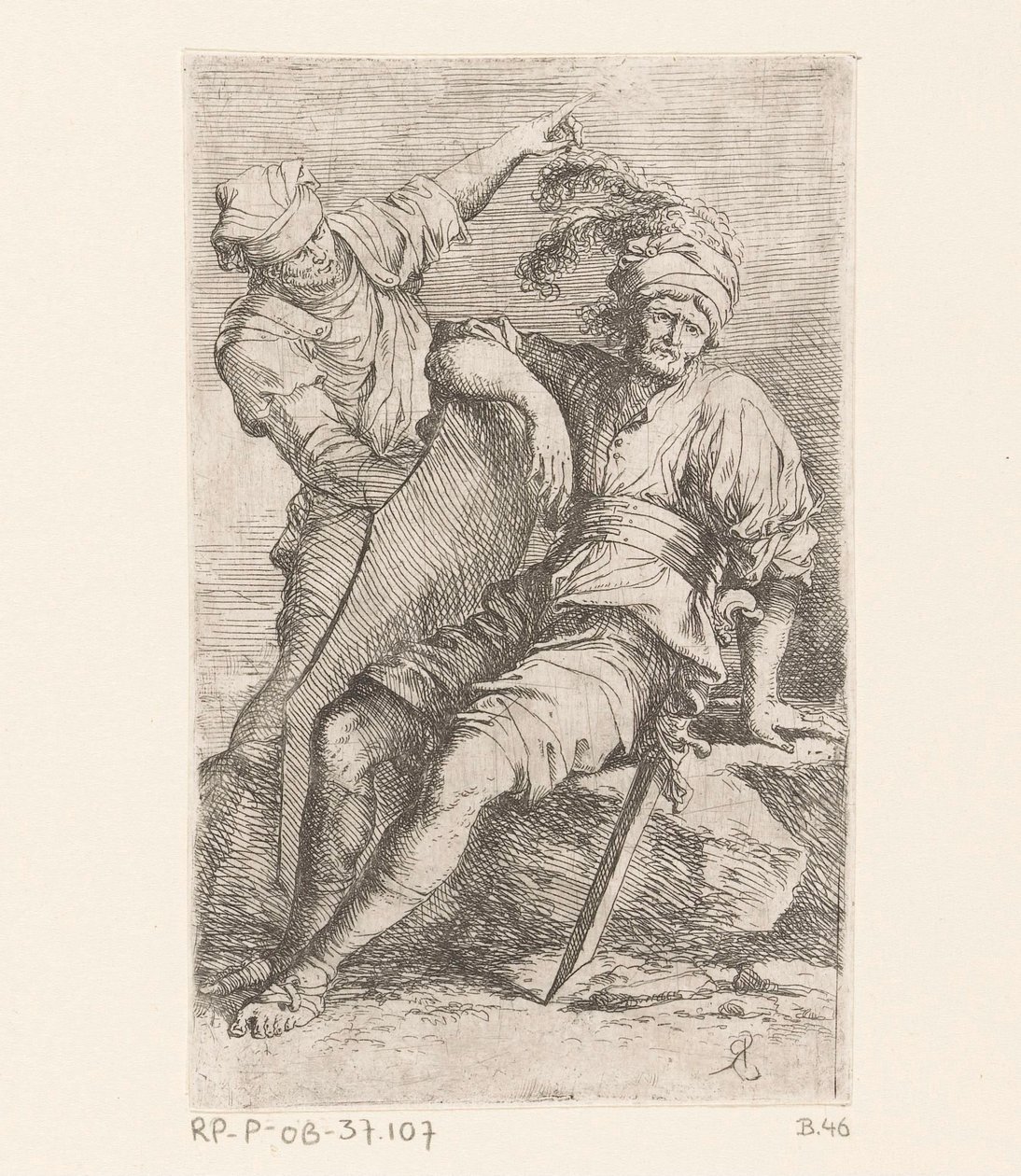 Dva vojáci Malé figurky (název série) Figurka (název série) od Salvator Rosa
