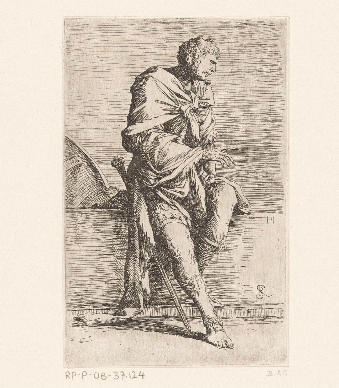 sedícího vojáka Malé figurky (název série) Figurka (název série) od Salvator Rosa