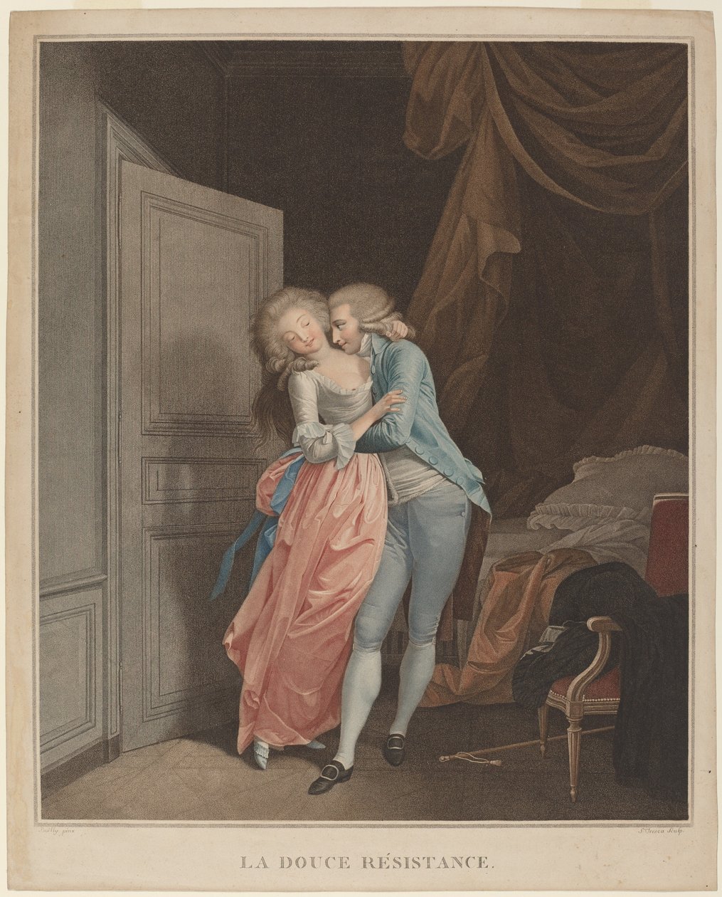 Sladký odpor od Salvatore Tresca after Louis Léopold Boilly