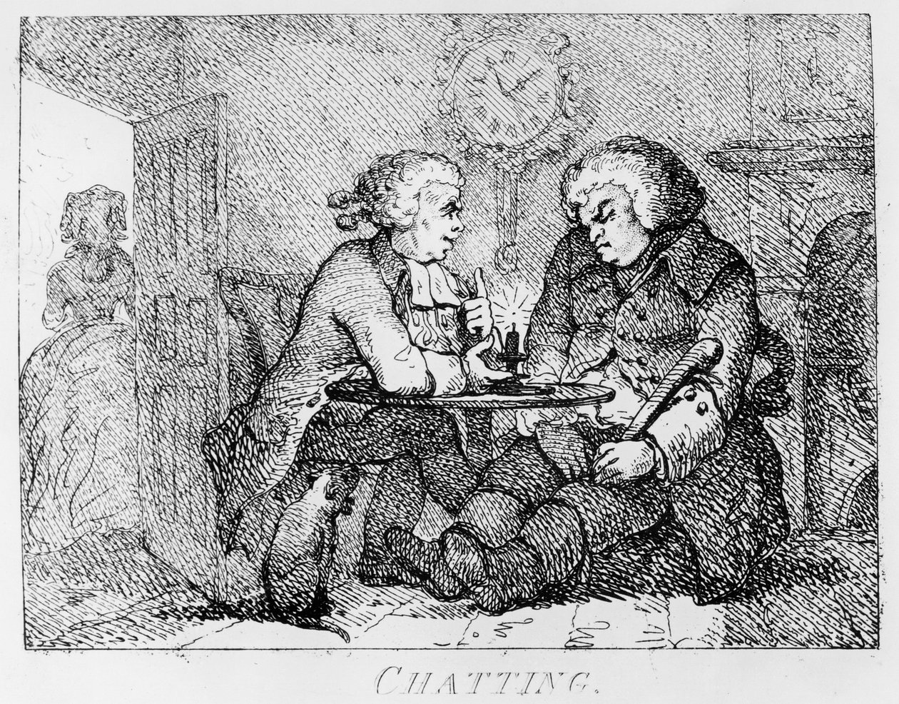 Chatování, ilustrace z 
