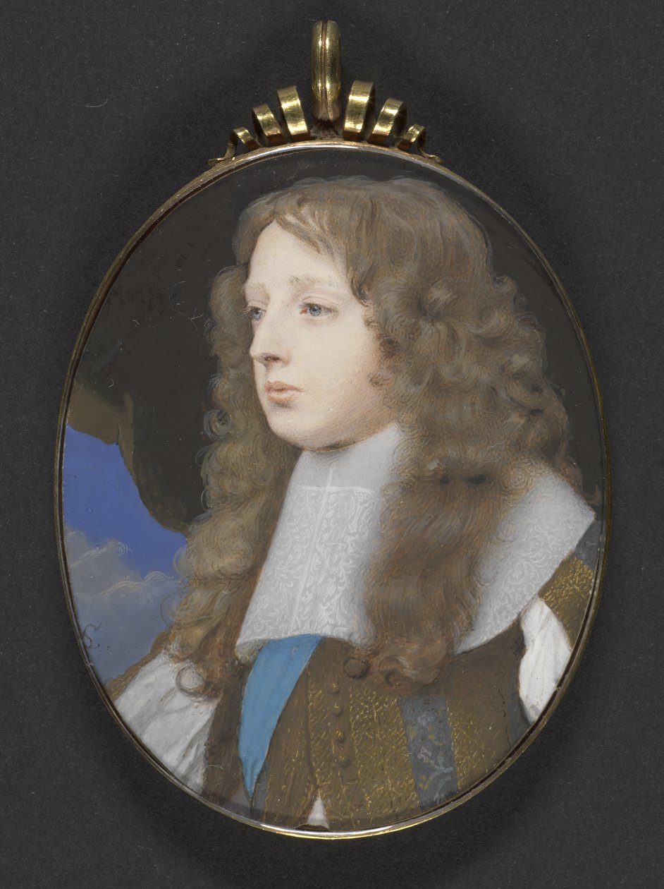 Charles Stuart (1639-72) 3. vévoda z Richmondu, kolem 1665-70 (barva těla na papíře) od Samuel Cooper