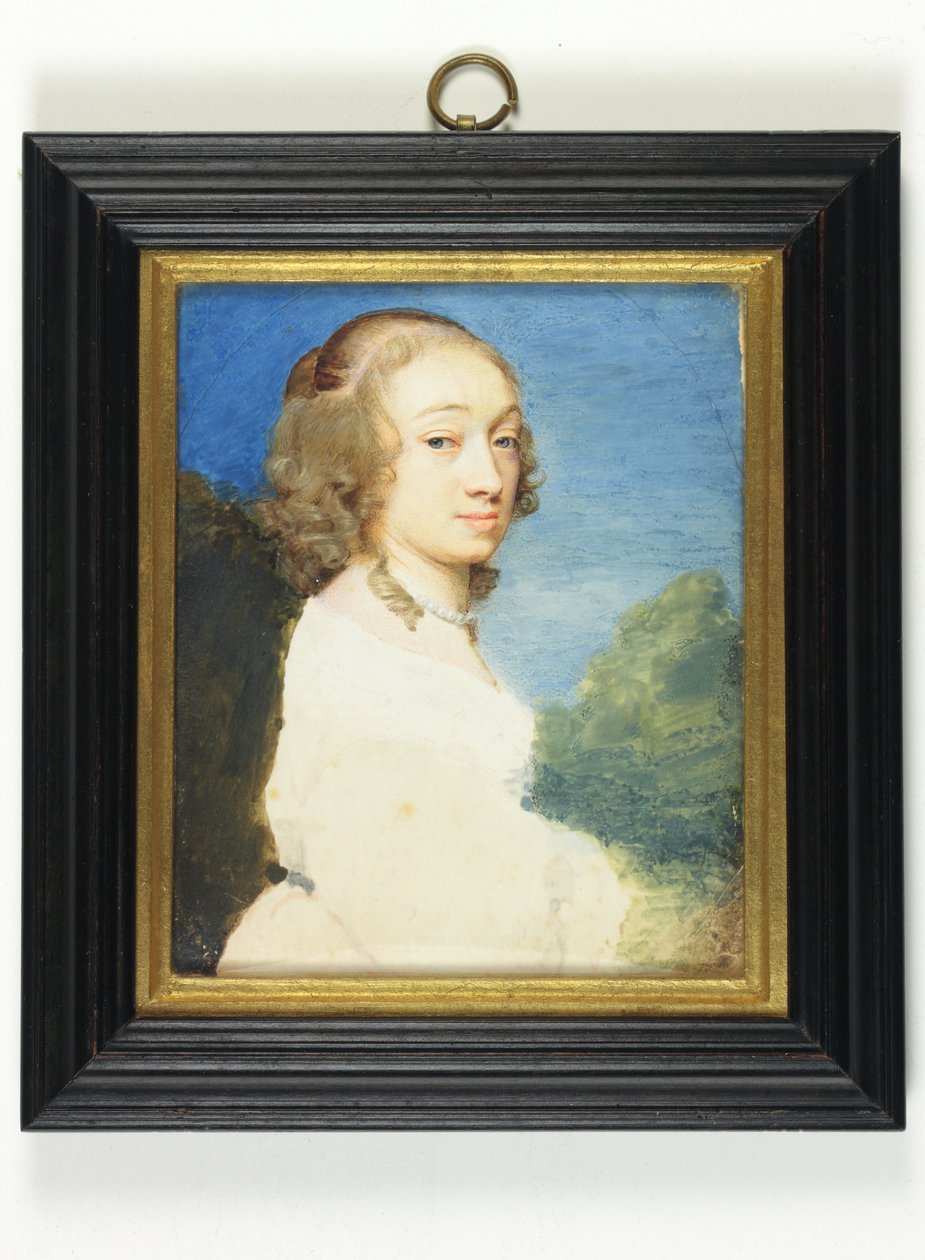 Christiana Turner, manželka Samuela Coopera (wc na pergamenu) od Samuel Cooper