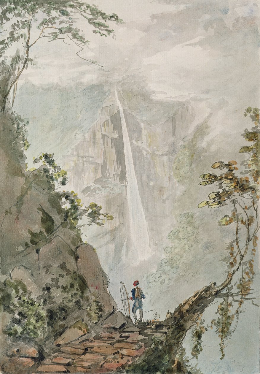Murichom to Choka, 1783 (wc s perem a inkoustem přes grafit na papíře) od Samuel Davis