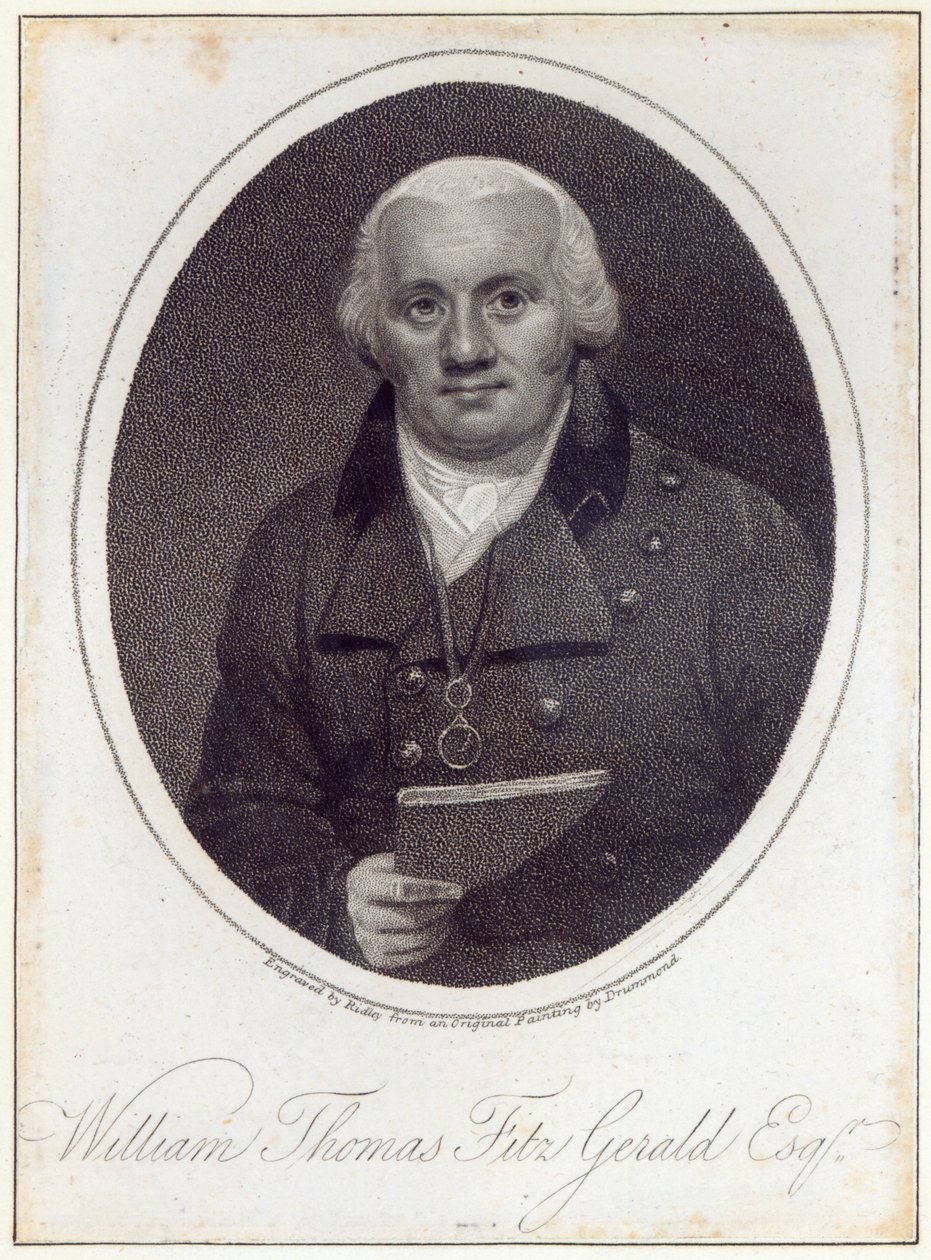 William Thomas Fitzgerald, vyryl William Ridley od Samuel Drummond
