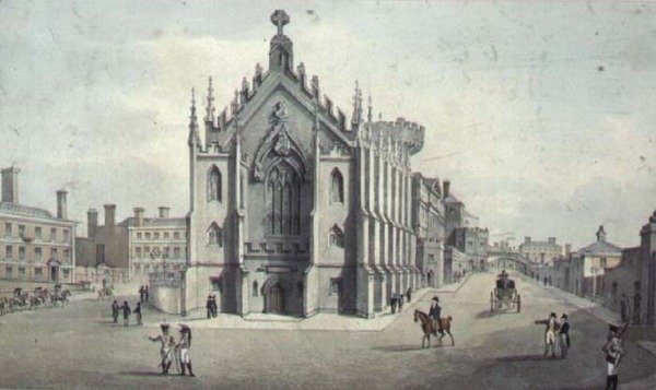 Hradní kaple, Dublin od Samuel Frederick Brocas