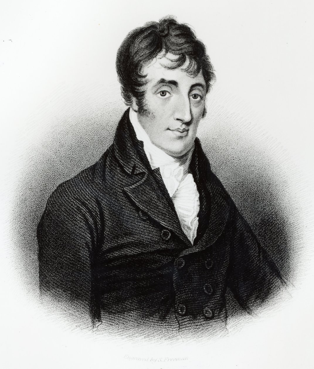 Portrét Johna Clarea (1793-1864) od Samuel Freeman