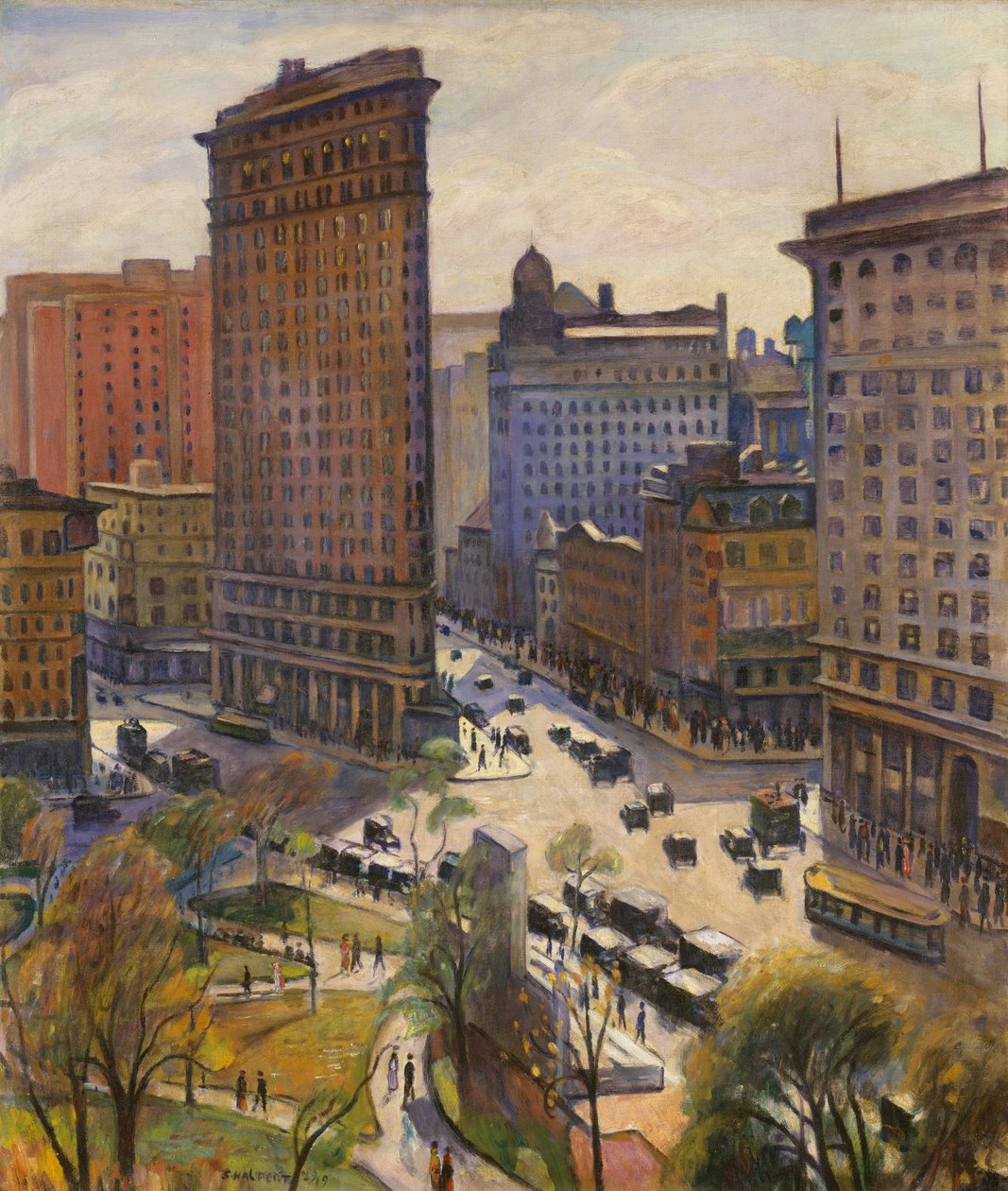 Budova Flatiron, 1919 od Samuel Halpert