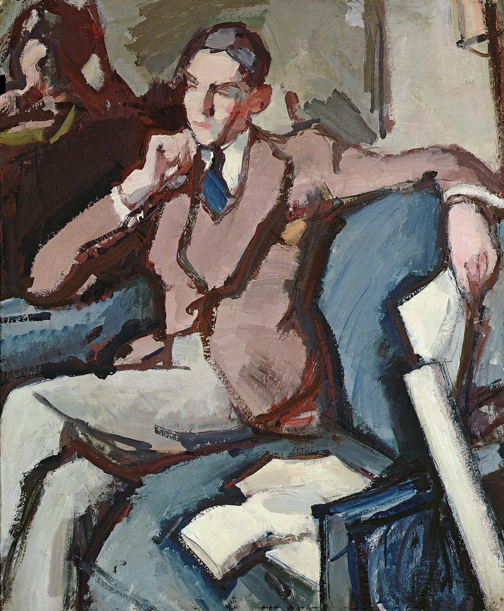 Portrét Willieho Peploe od Samuel John Peploe