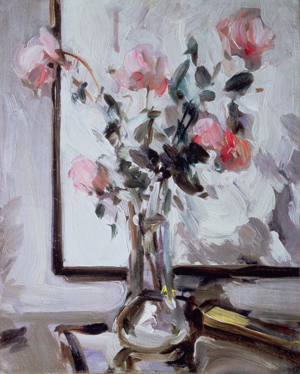 Zátiší s růžemi od Samuel John Peploe