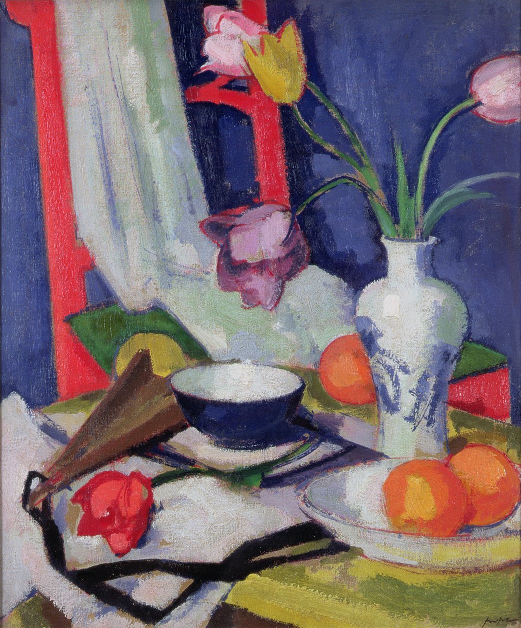 Zátiší s tulipány, 1925 od Samuel John Peploe