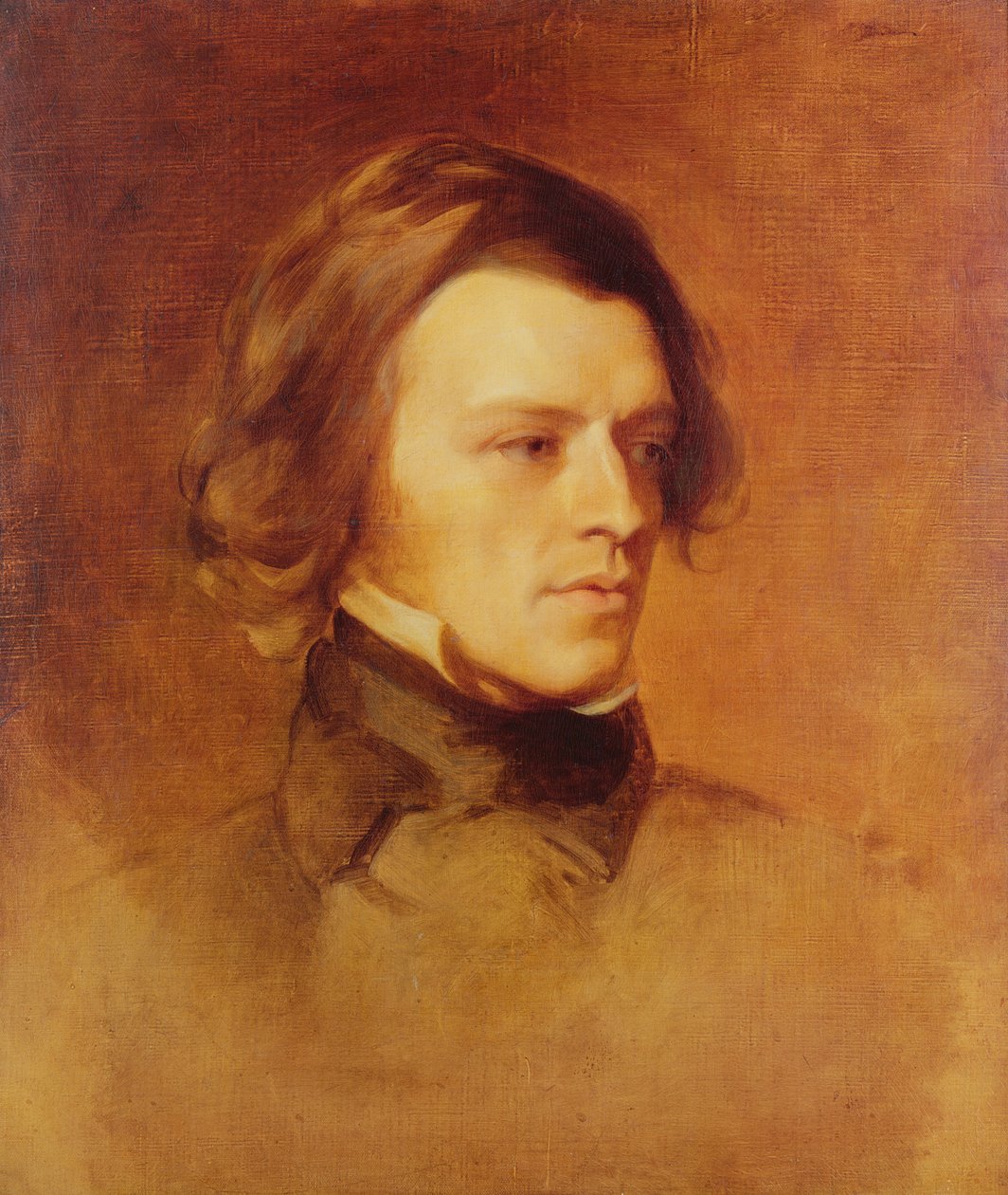 Portrét Alfreda Lorda Tennysona (1809-92) kolem roku 1840 (olej na plátně od Samuel Laurence