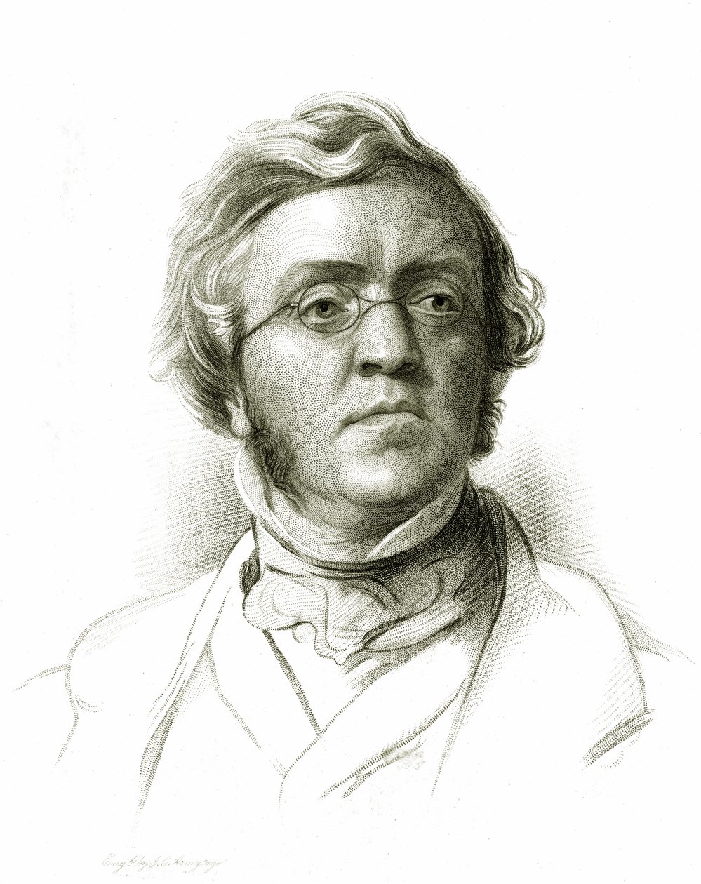William Makepeace Thackeray (1811-63) od Samuel Laurence