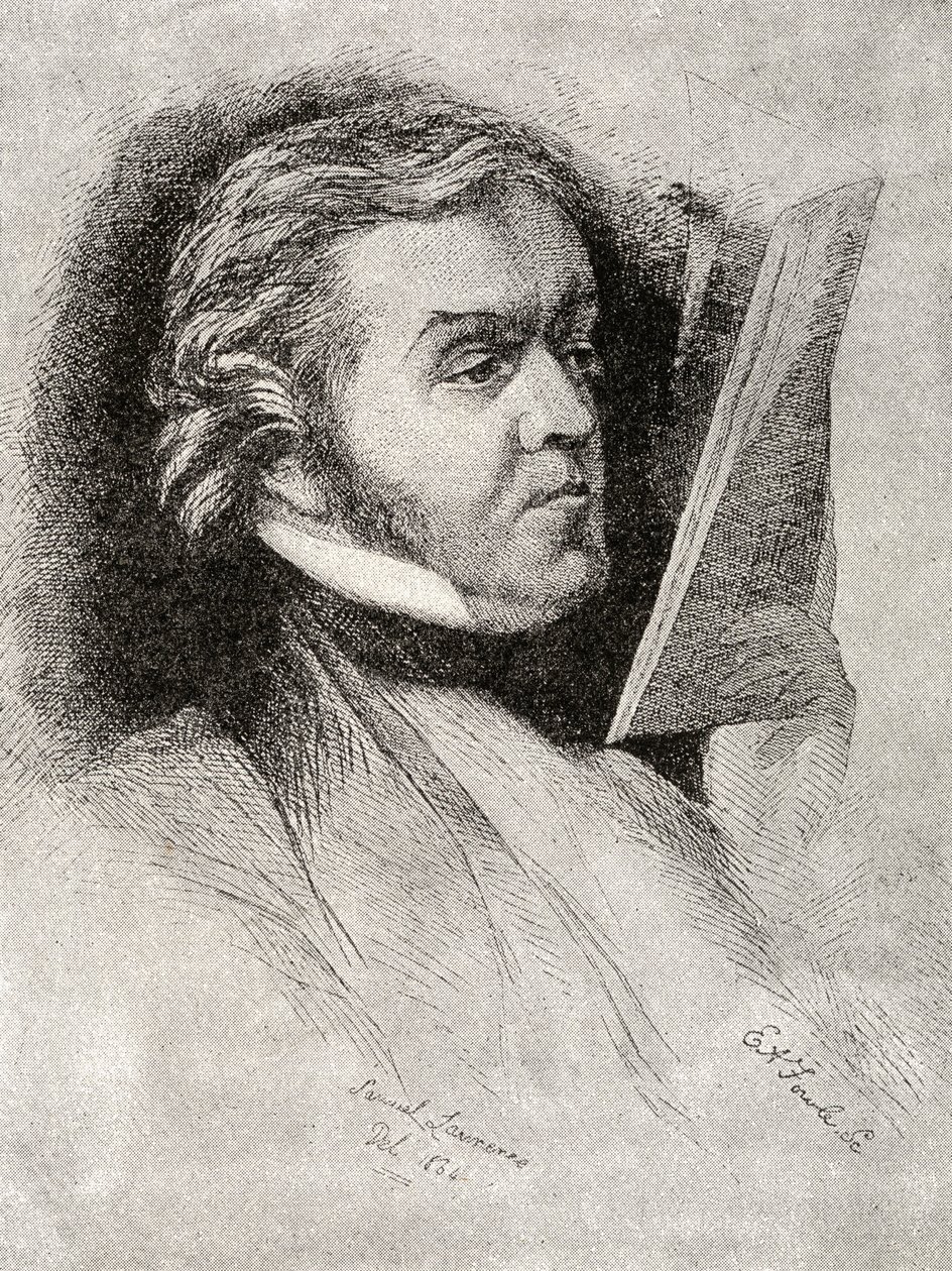 William Makepeace Thackeray od Samuel Lawrence