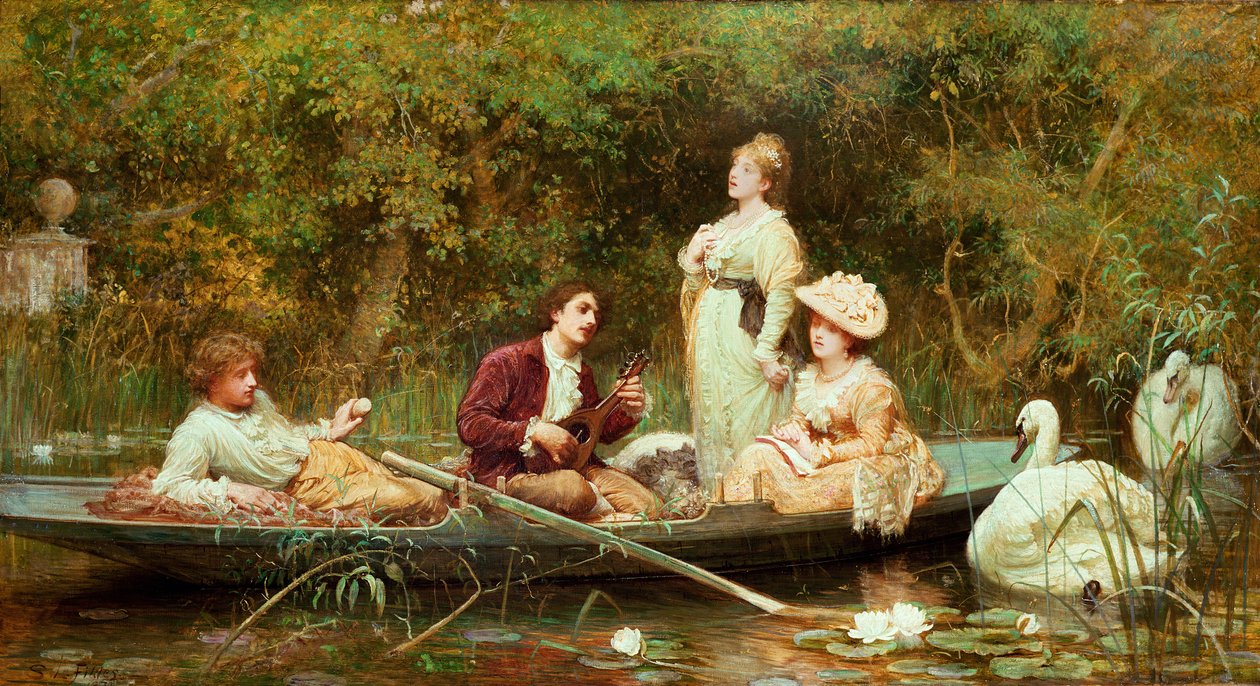 Spravedlivý, tichý a sladký odpočinek od Samuel Luke Fildes
