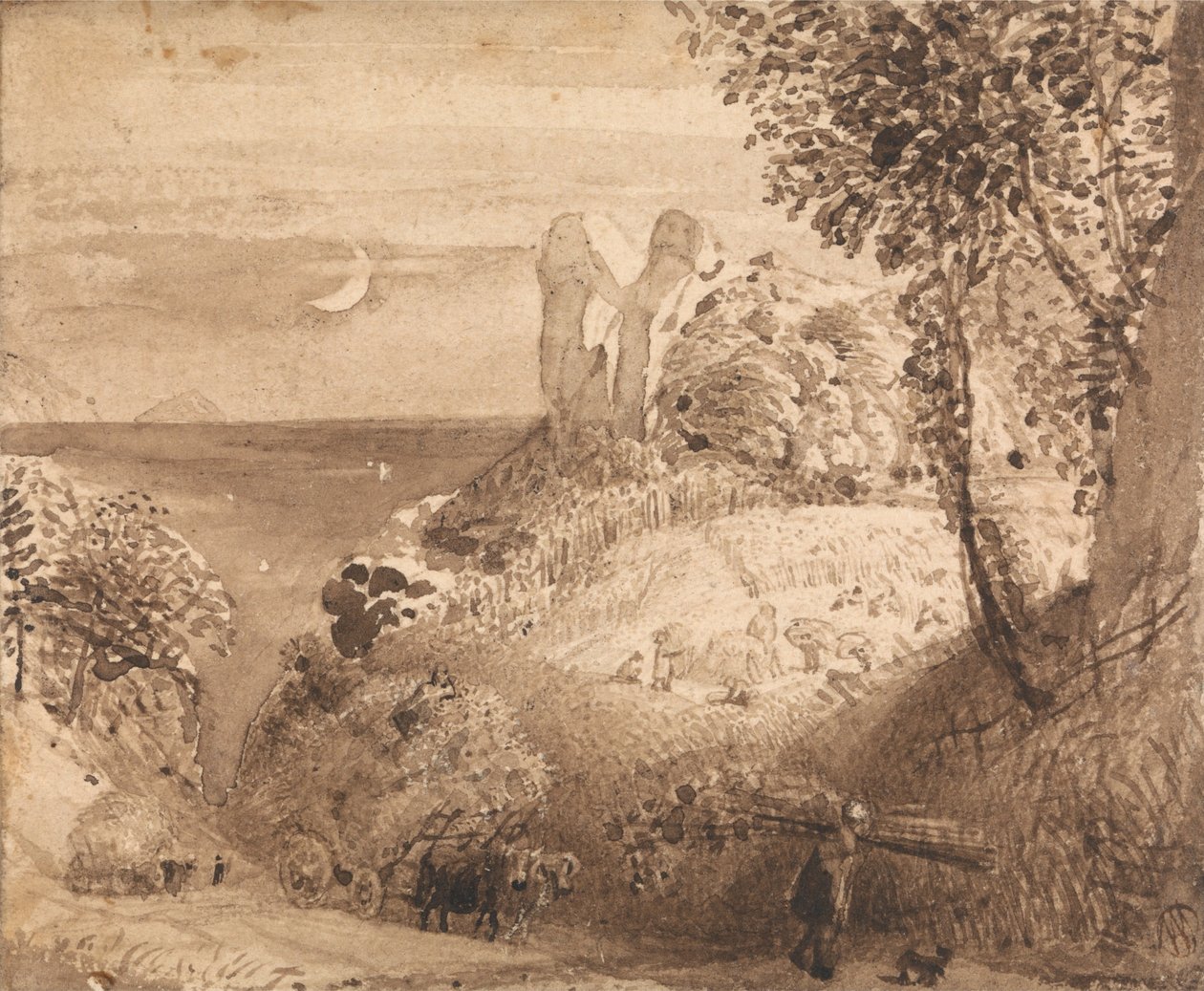 Pastorační scéna od Samuel Palmer