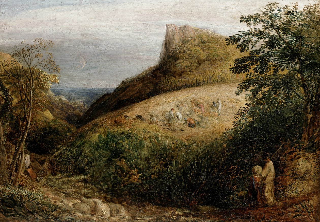 Pastorační scéna, 19. století od Samuel Palmer