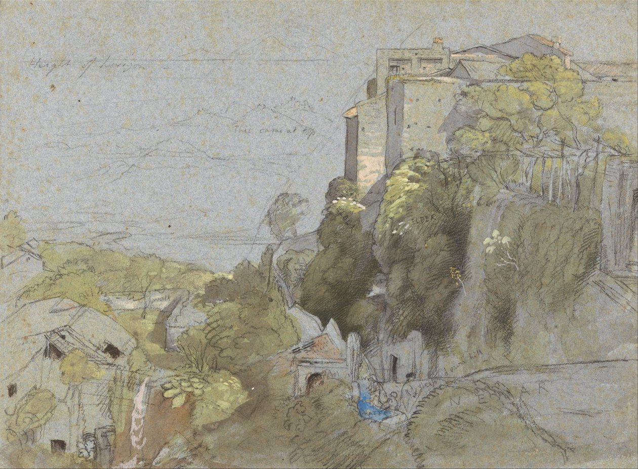 Italian Hill Town od Samuel Palmer