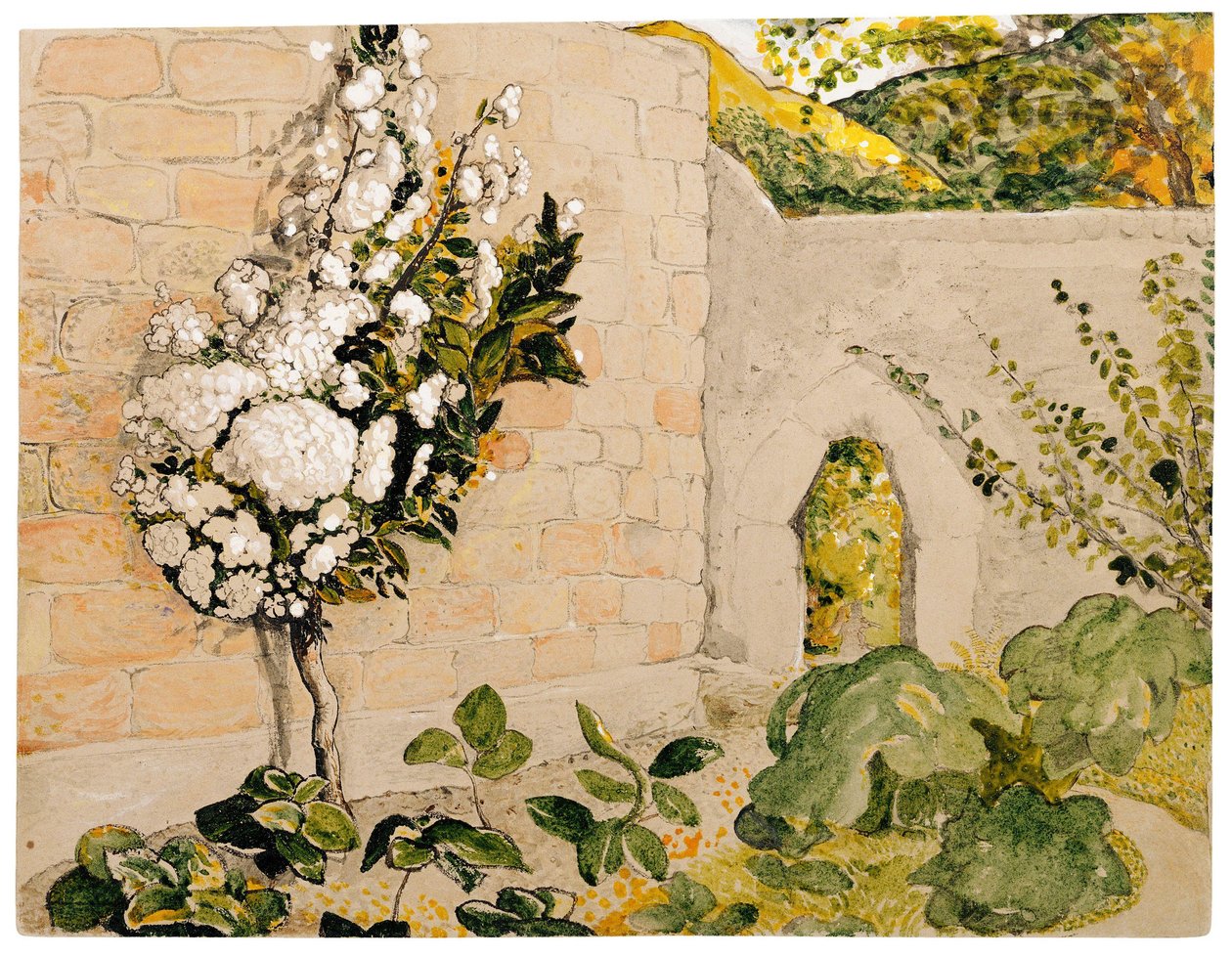 Hruška v obezděné zahradě, Samuel Palmer od Samuel Palmer