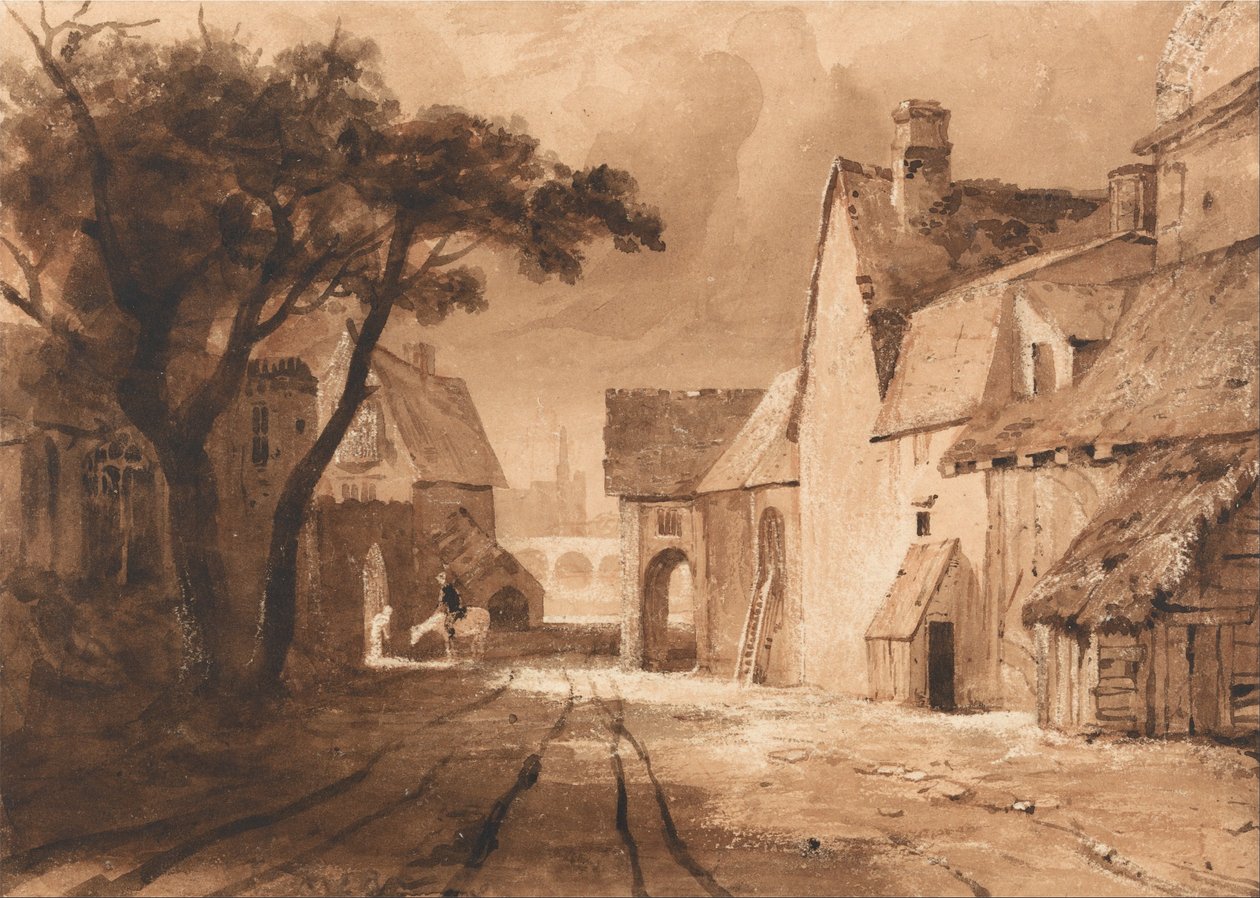 Studium starých budov od Samuel Palmer