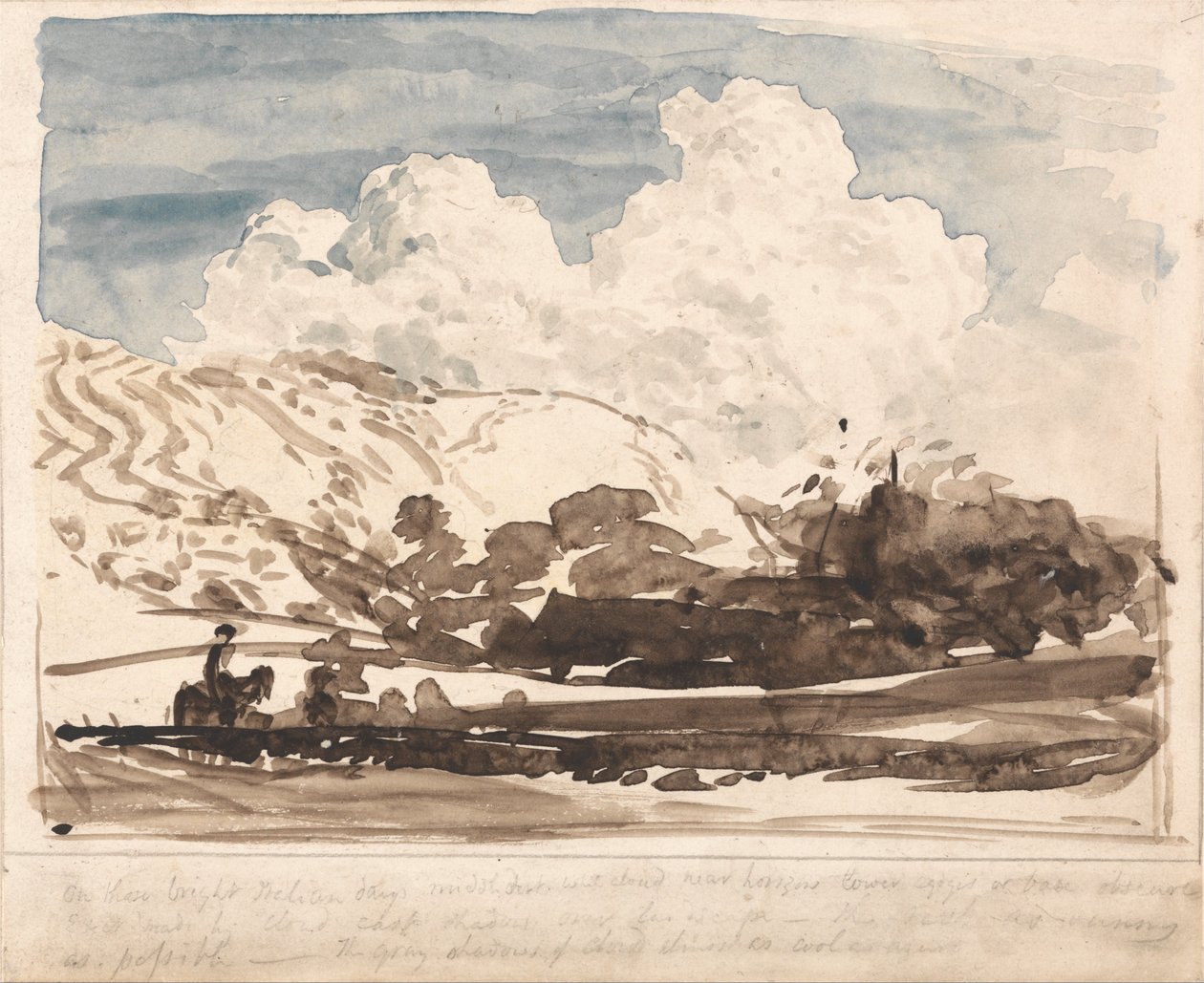 Jasný mrak od Samuel Palmer
