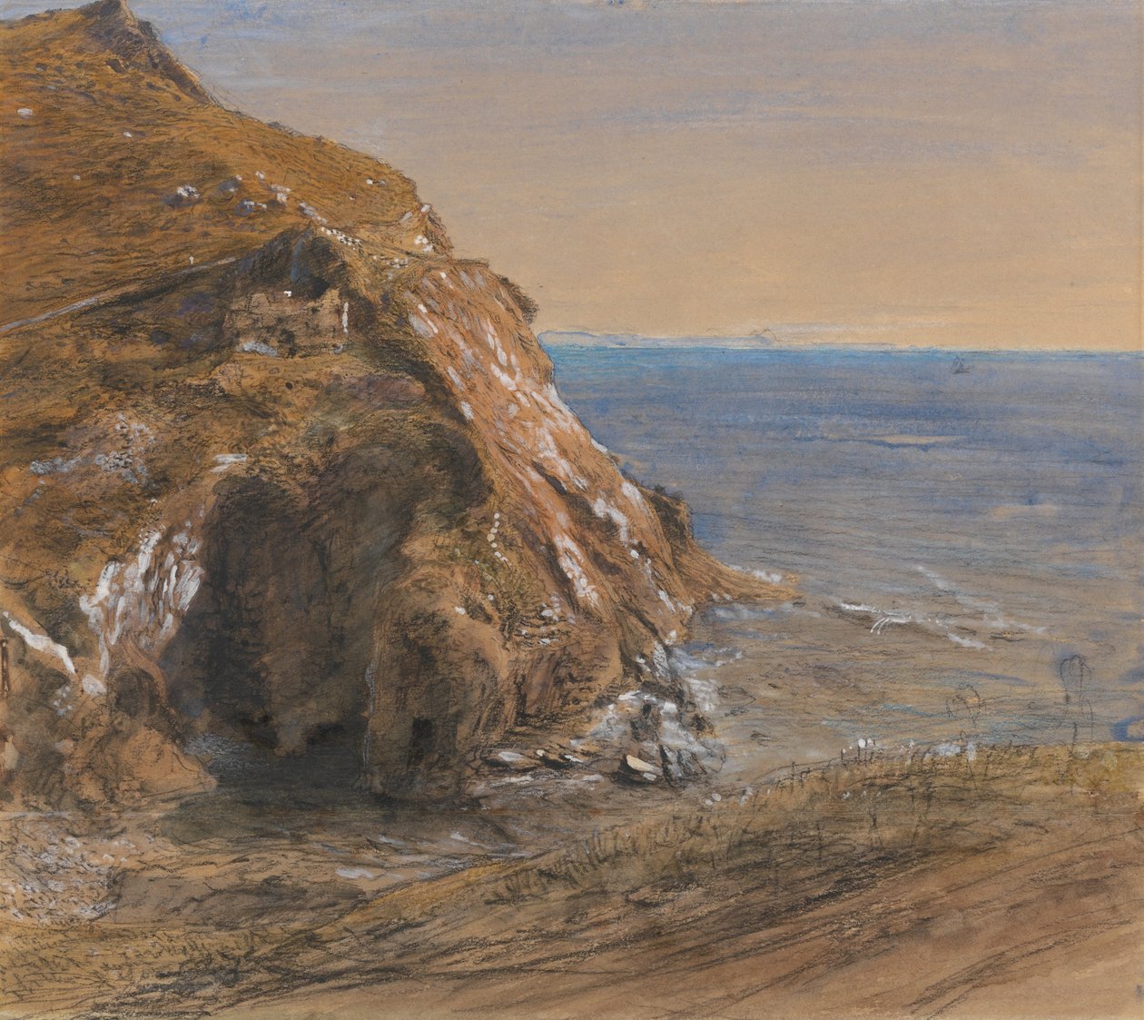 The Rock Slip poblíž Boscastle od Samuel Palmer