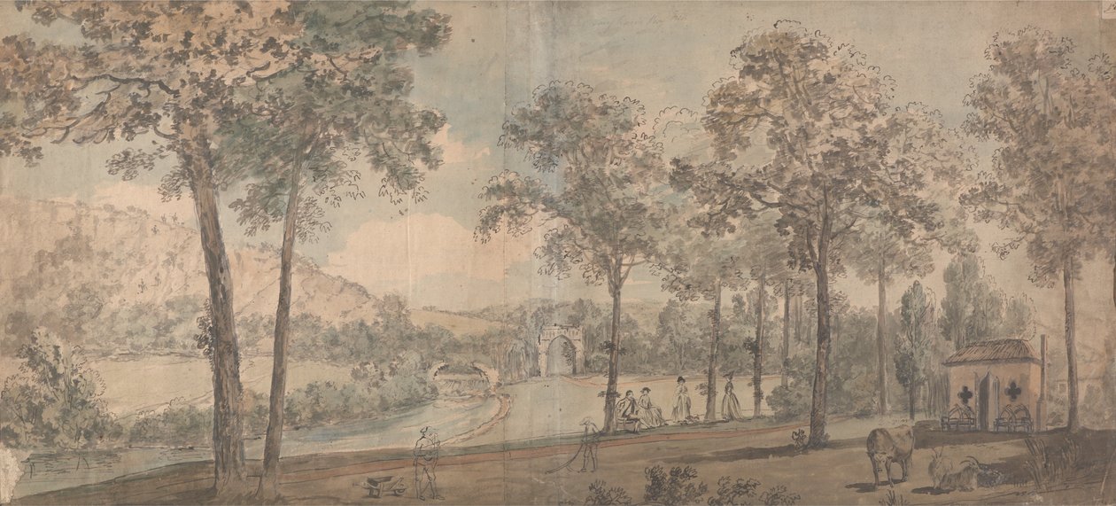 Pan Vaughans, Boys Hill, Dorset od Samuel Scott