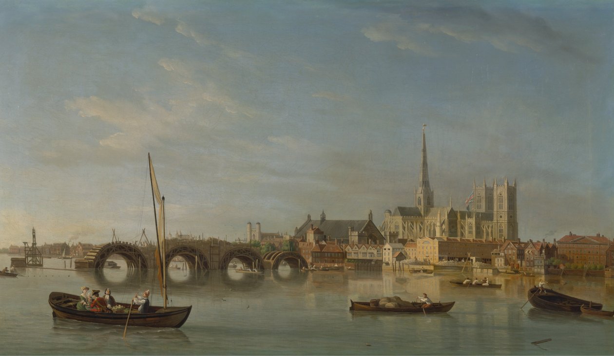 Budova Westminsterského mostu od Samuel Scott