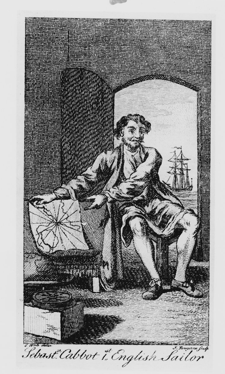 Sebastian Cabot, asi 1750-70 od Samuel Wale