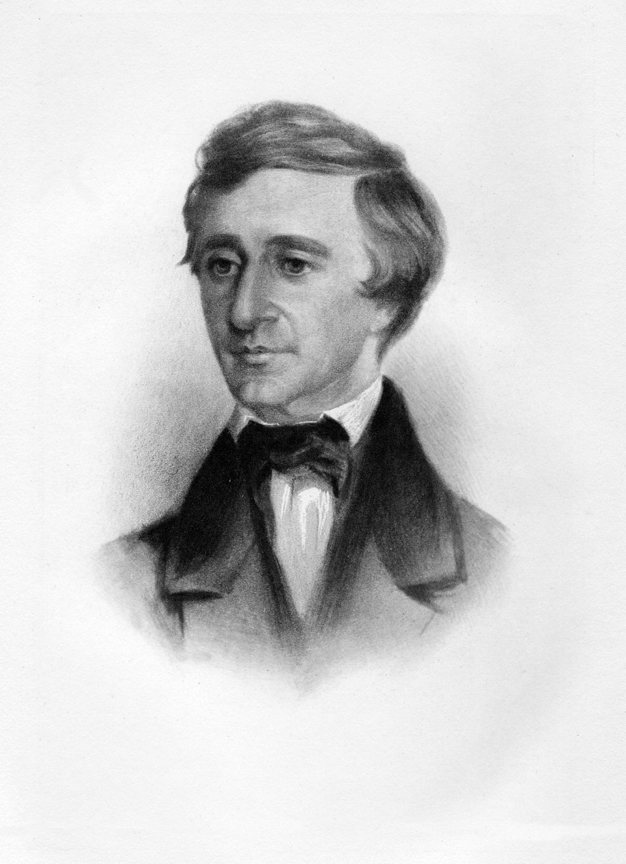 Henry David Thoreau, hospoda. C. 1854 od Samuel Worcester Rowse