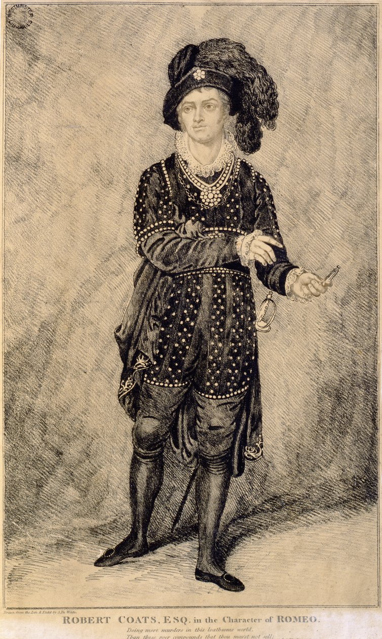 Robert Coats, Esq. v roli Romea od Samuel de Wilde