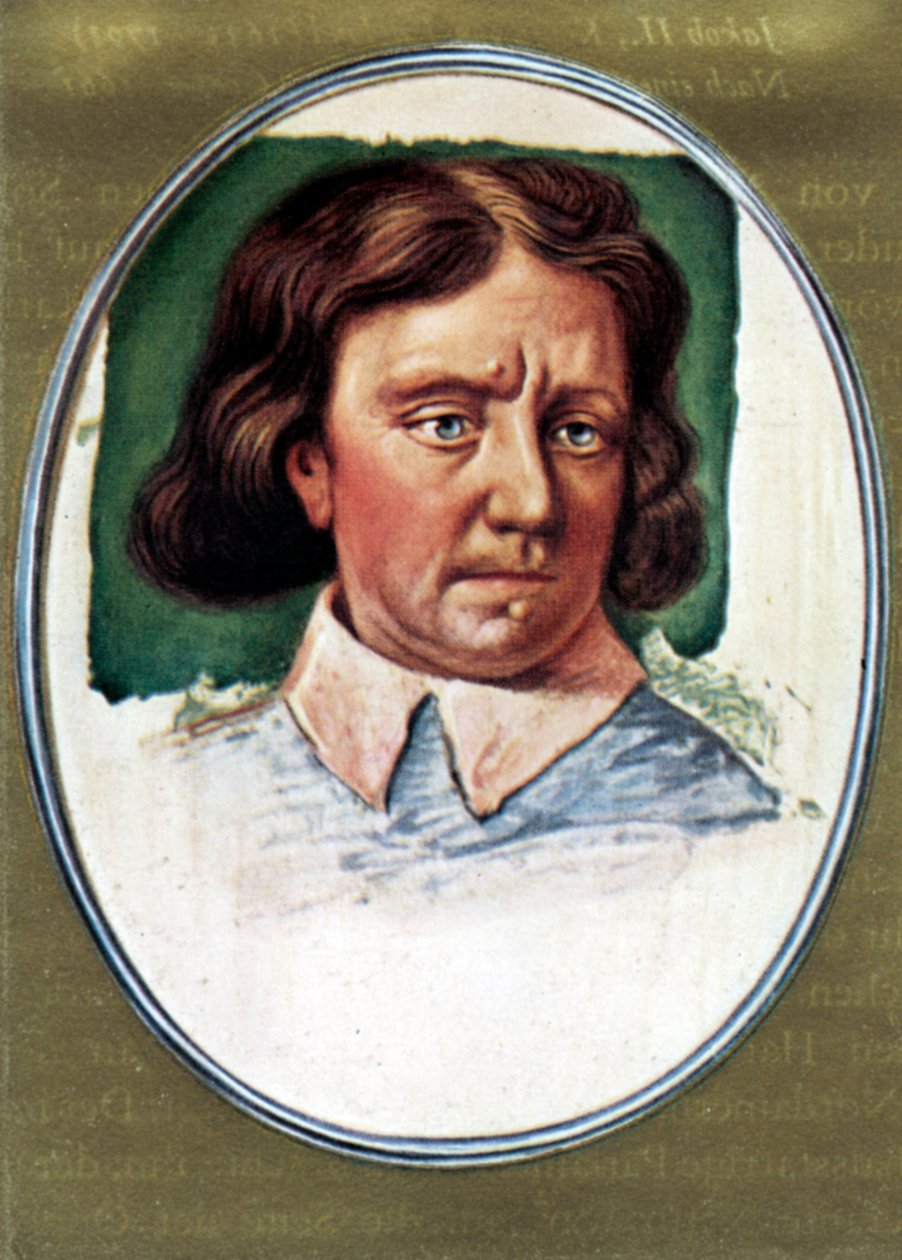 Portrét Olivera Cromwella od Samuel (after) Cooper