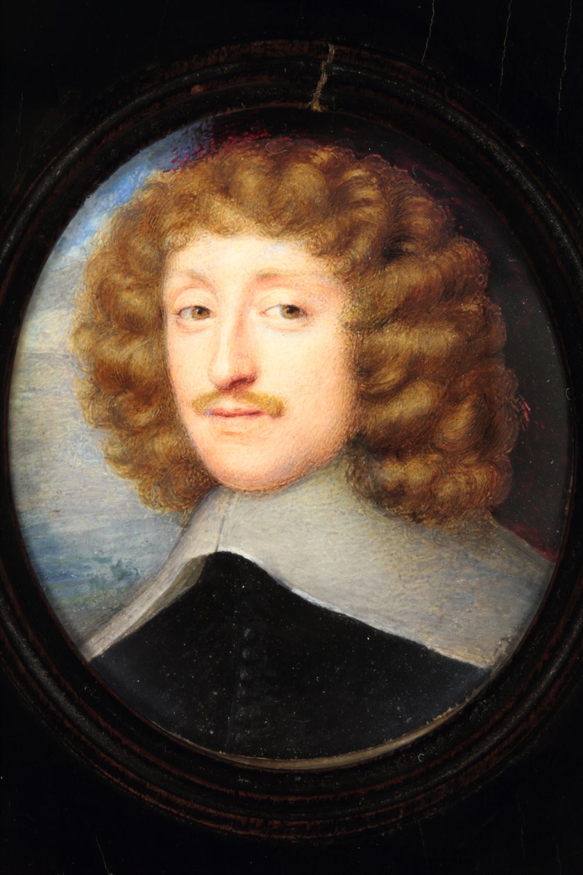 William Villiers, druhý vikomt Grandison (akvarel na pergamenu) od Samuel (cicle of) Cooper