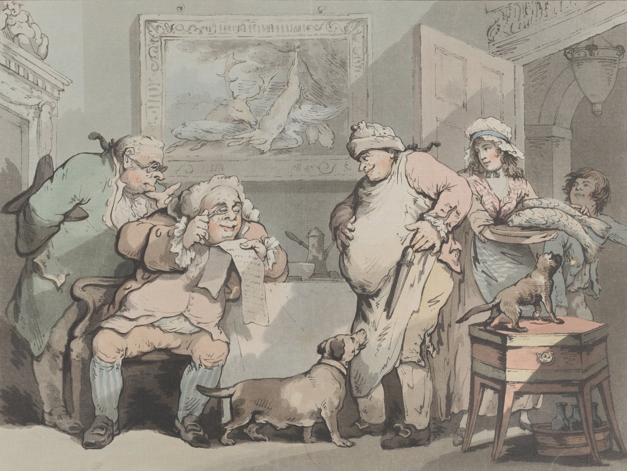 Studious Gluttons, říjen 1788. od Samuel Alken