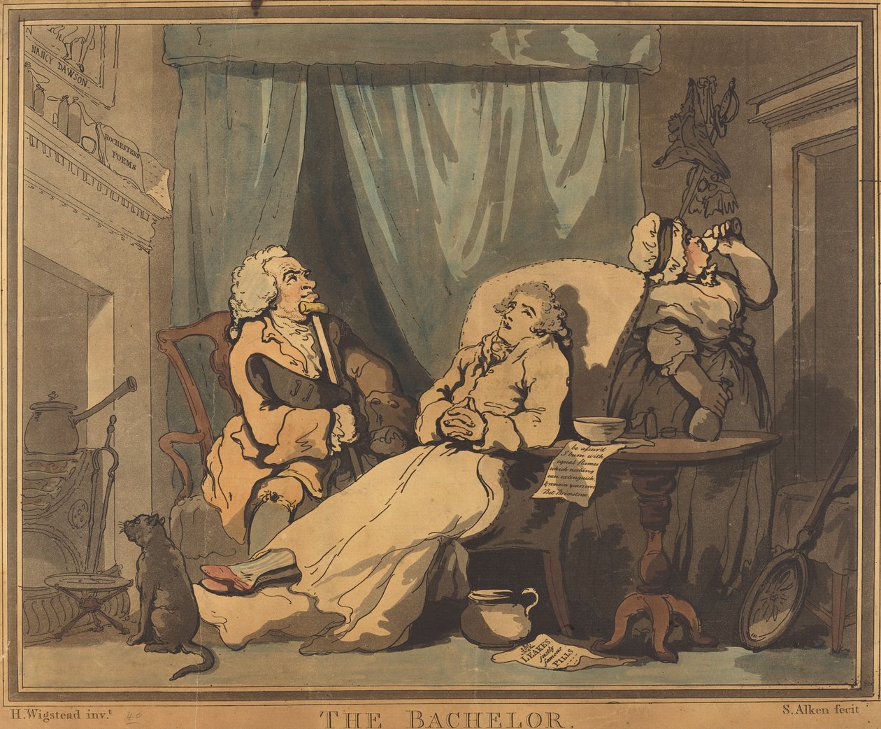 Bakalář od Samuel Alken after H. Wigstead