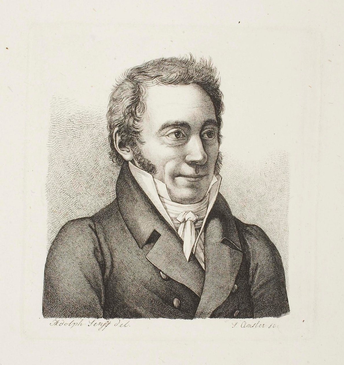 Mužský portrét od Samuel Amsler