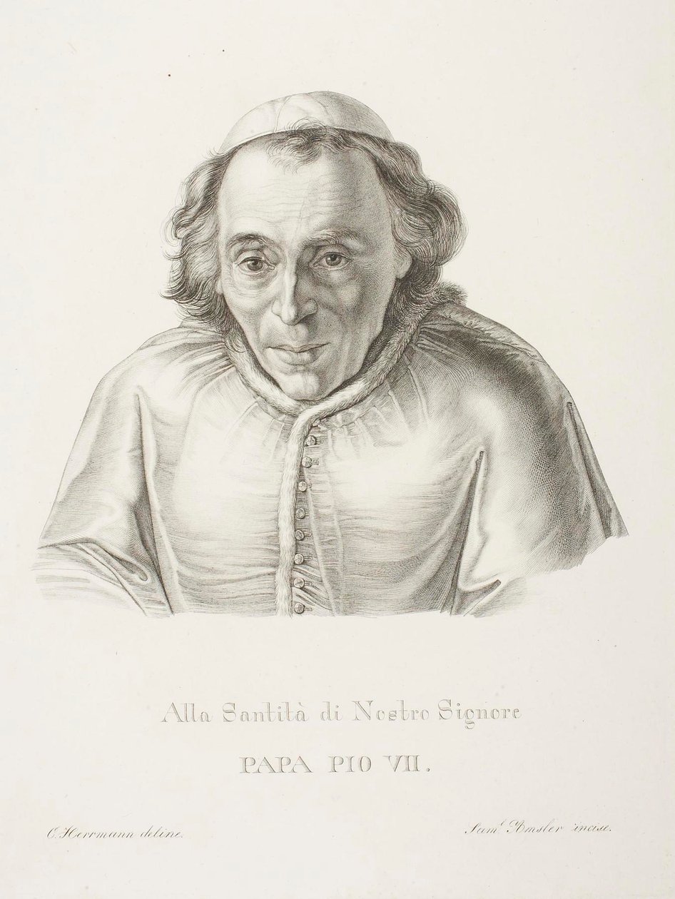 Pius VII. od Samuel Amsler